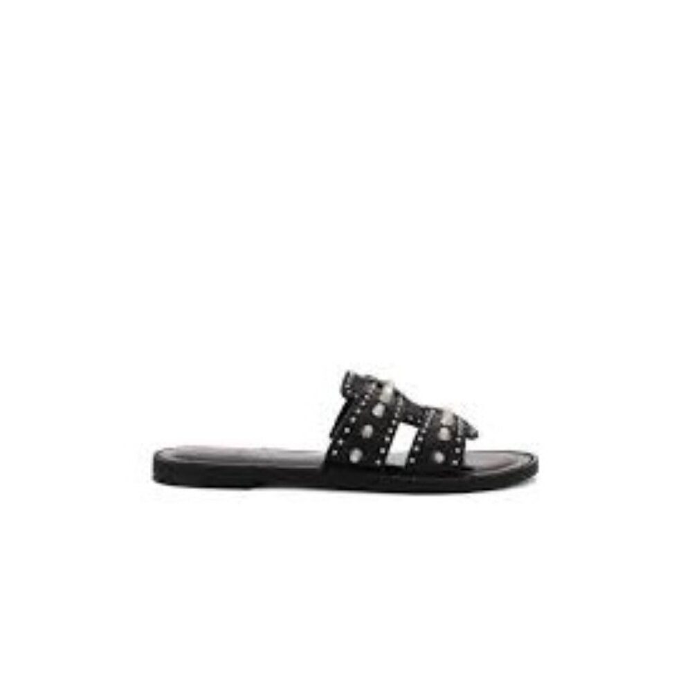 Dolce Vita Perris Sandal in Ivory Embossed Leather